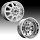 Fuel FF09D 10-Lug Polished Forged Dually Custom Truck Wheels